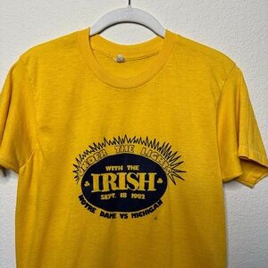 Rare 1982 Vintage Notre Dame “Under The Lights” Single Stitch Tee